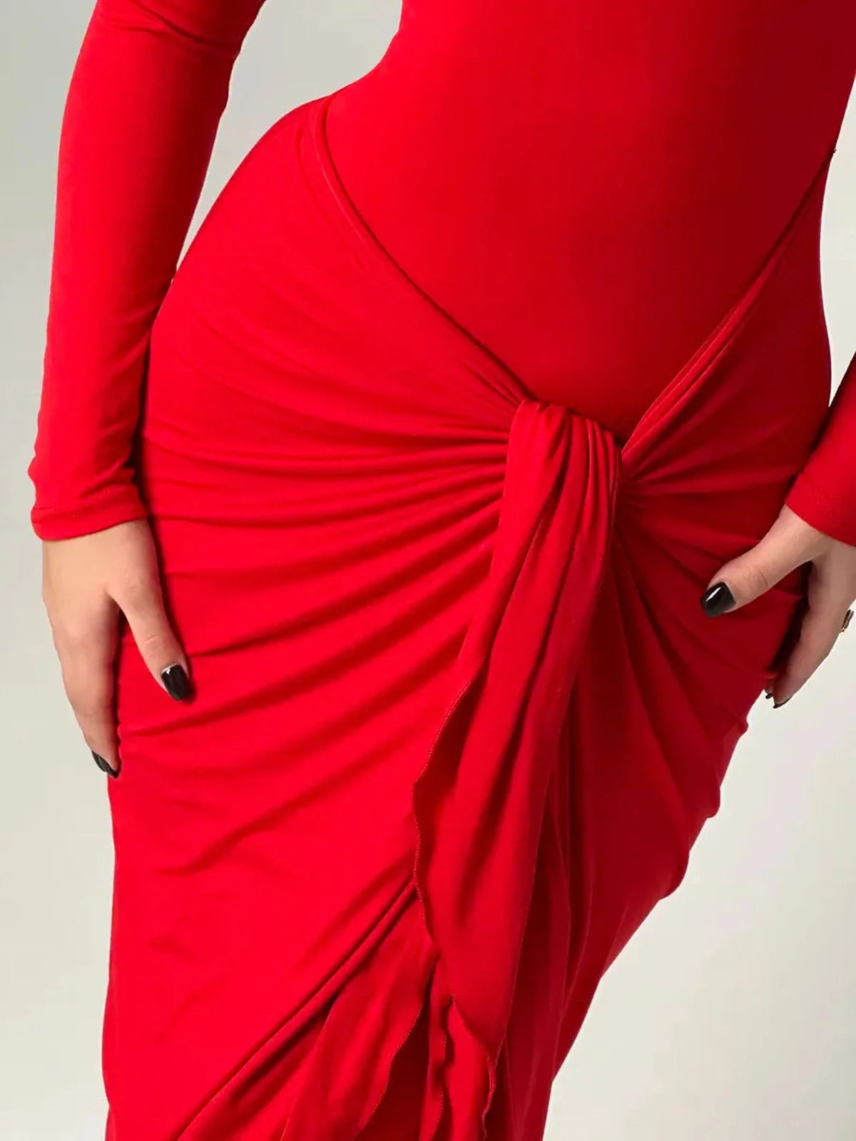 Sculpted Grace Maxi Dress
