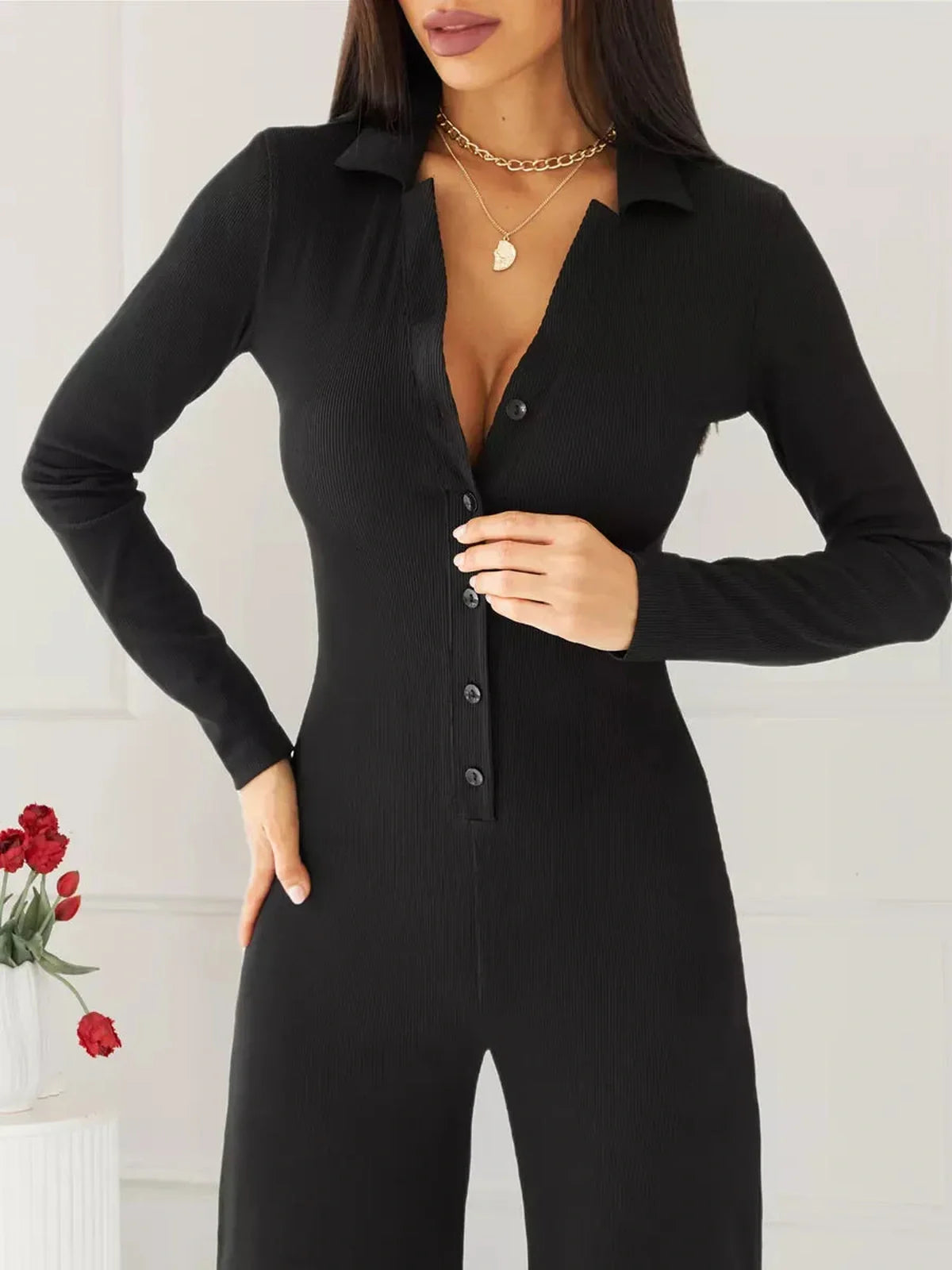 Jumpsuit Noir Forme