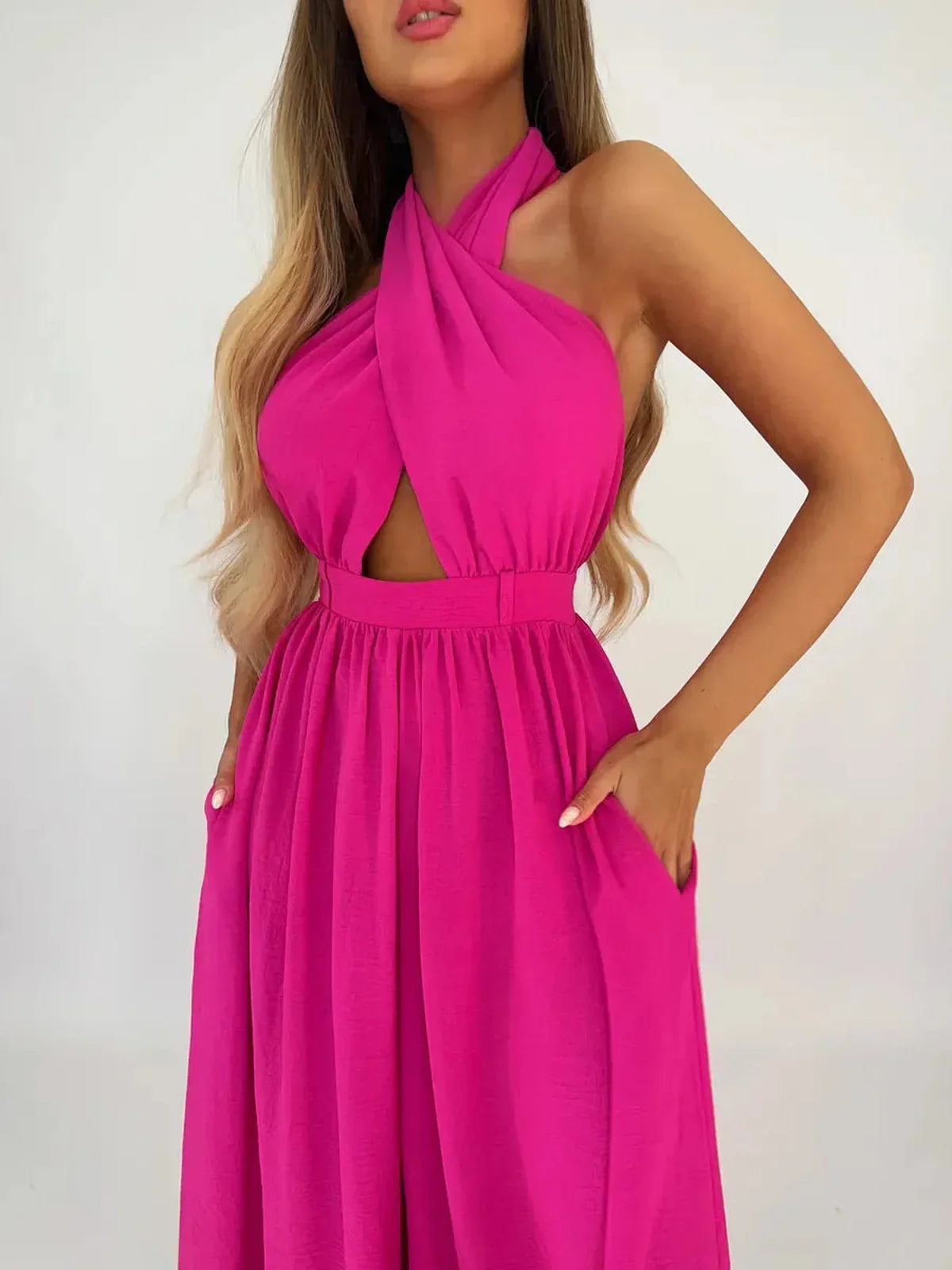 Twist Halter Jumpsuit