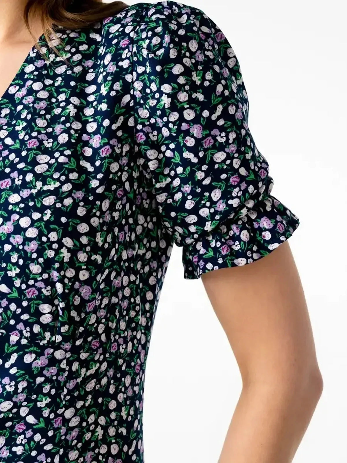 Garden bloom midi dress