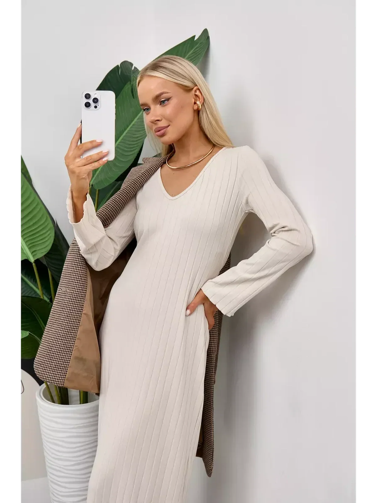 Obsidian Veil Midi Dress