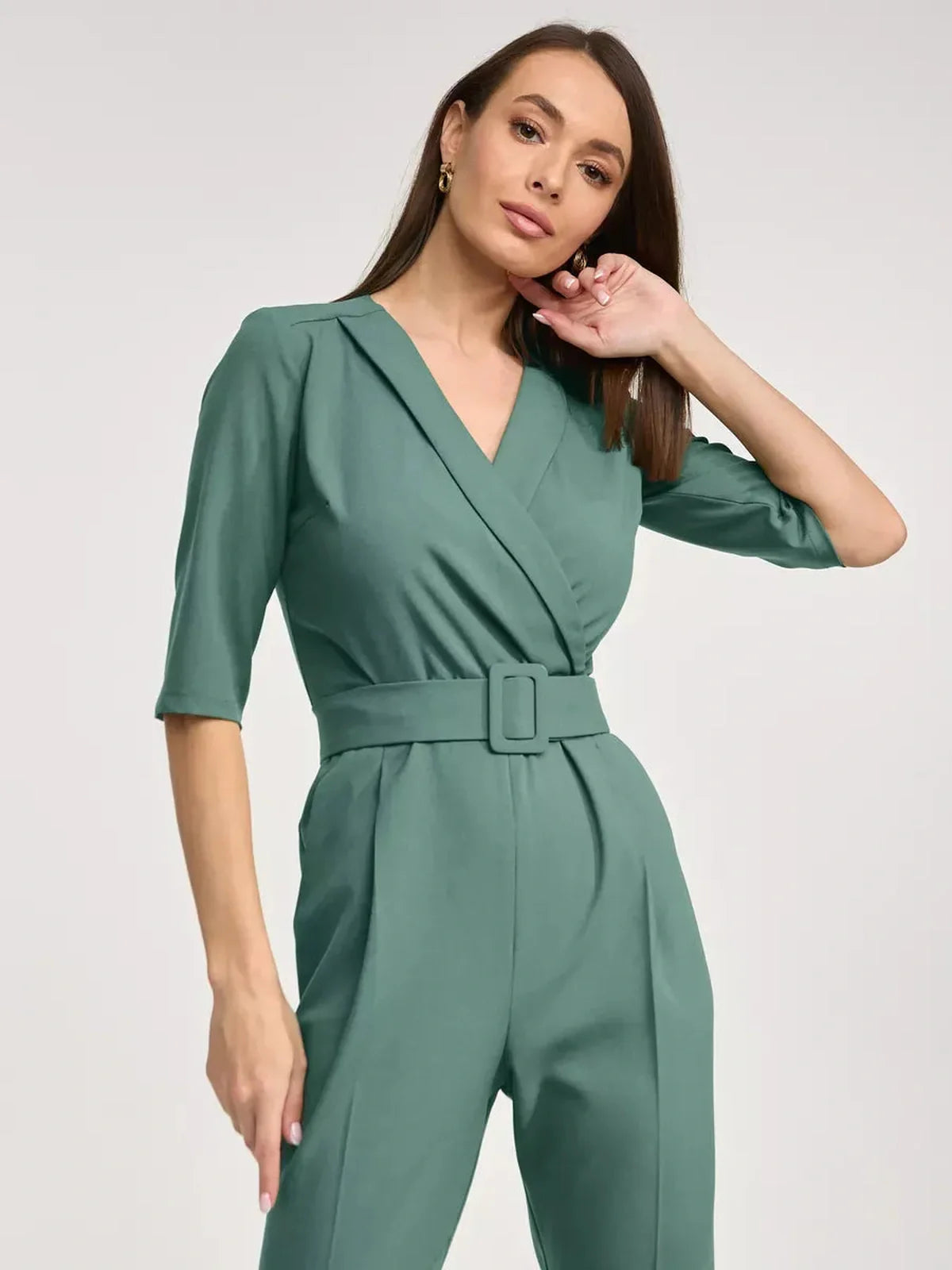 Mint Structure Jumpsuit