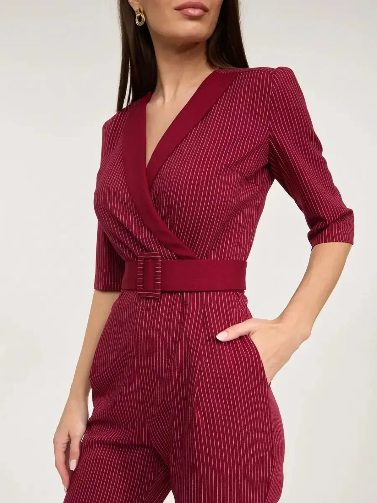 Jumpsuit Velvet Stripe