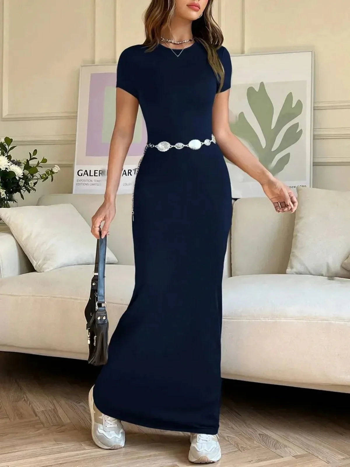 Luna Curve Maxi Dress