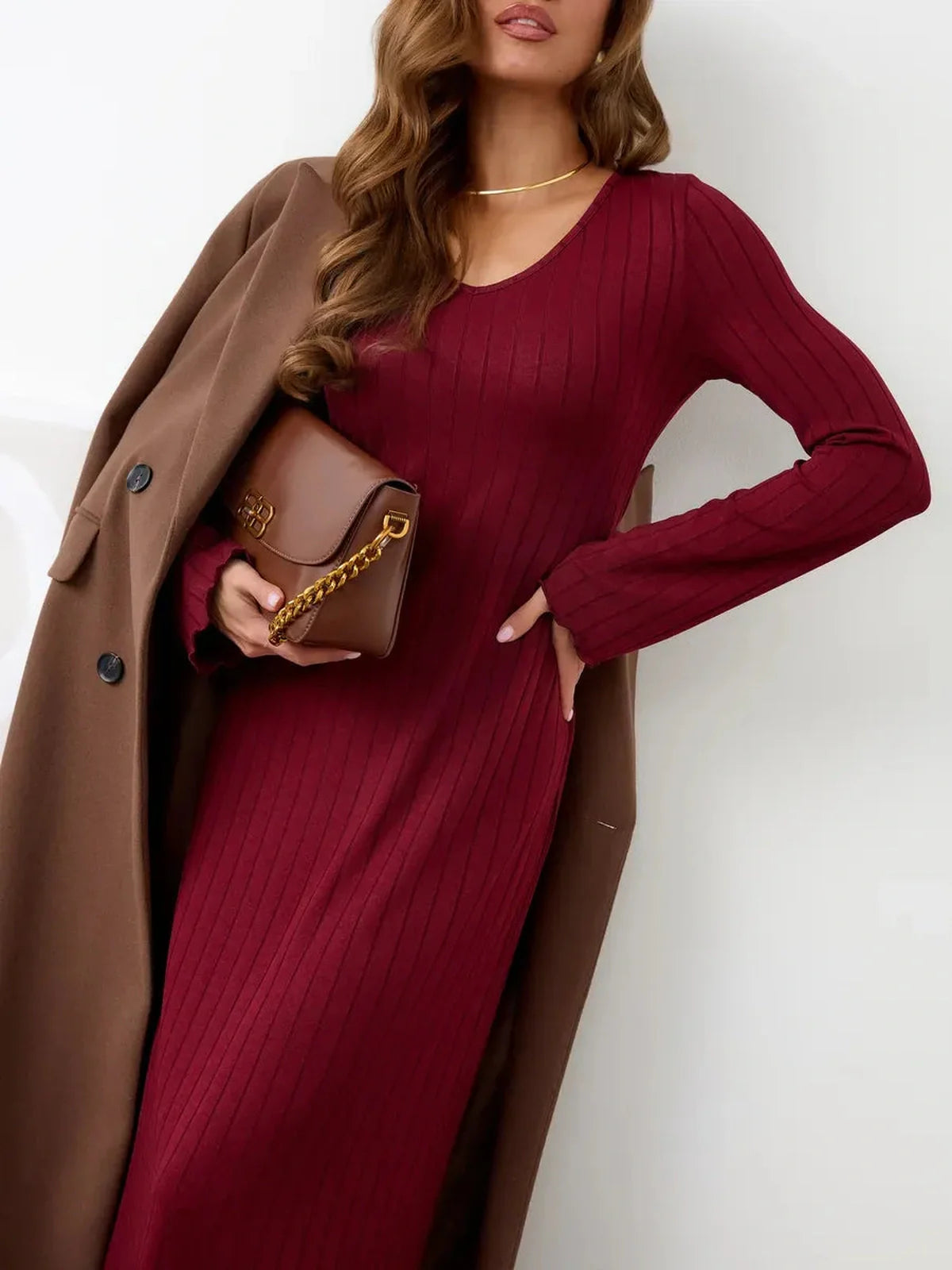 Velvet Rose Midi Dress