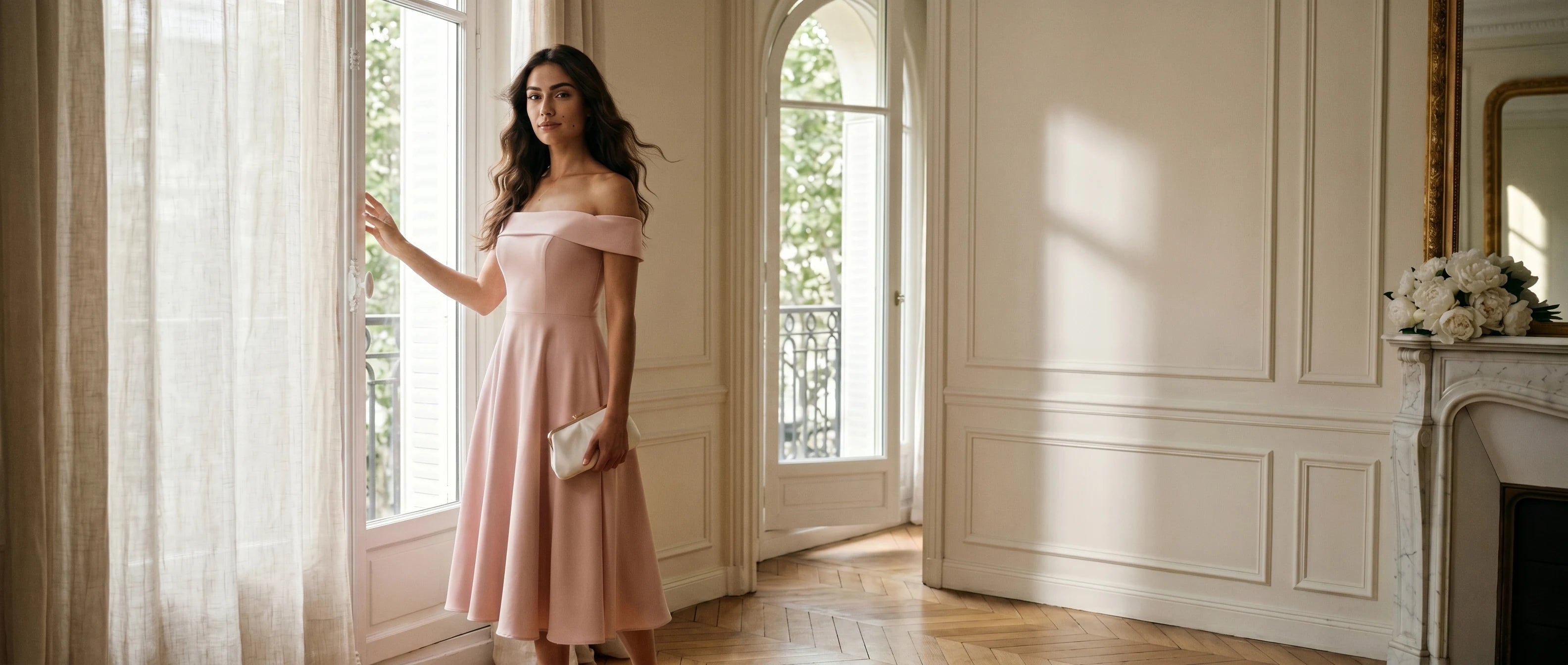 Slimona hero — Wedding-guest in Parisian apartment
