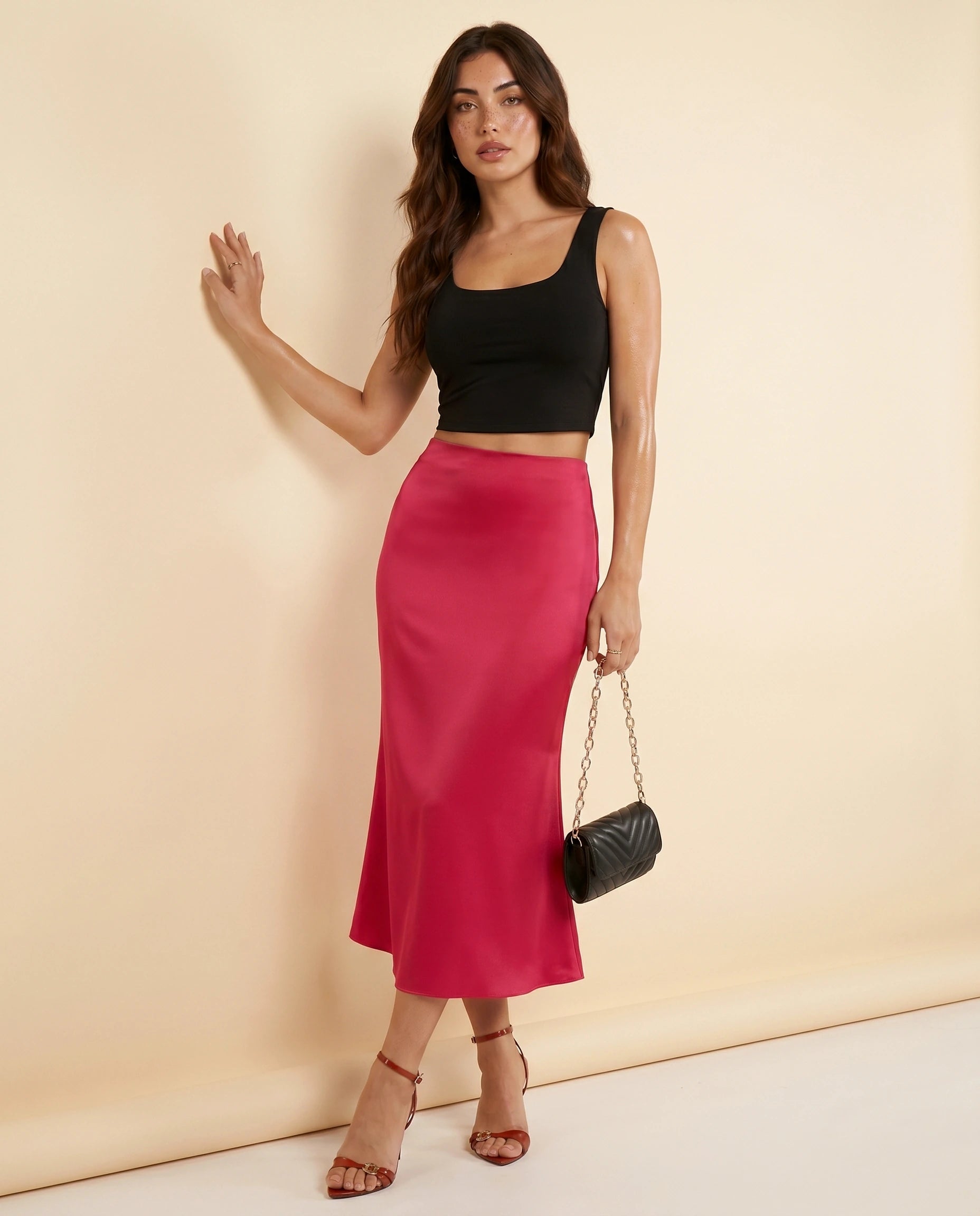 Rosalia Midi Skirt angled