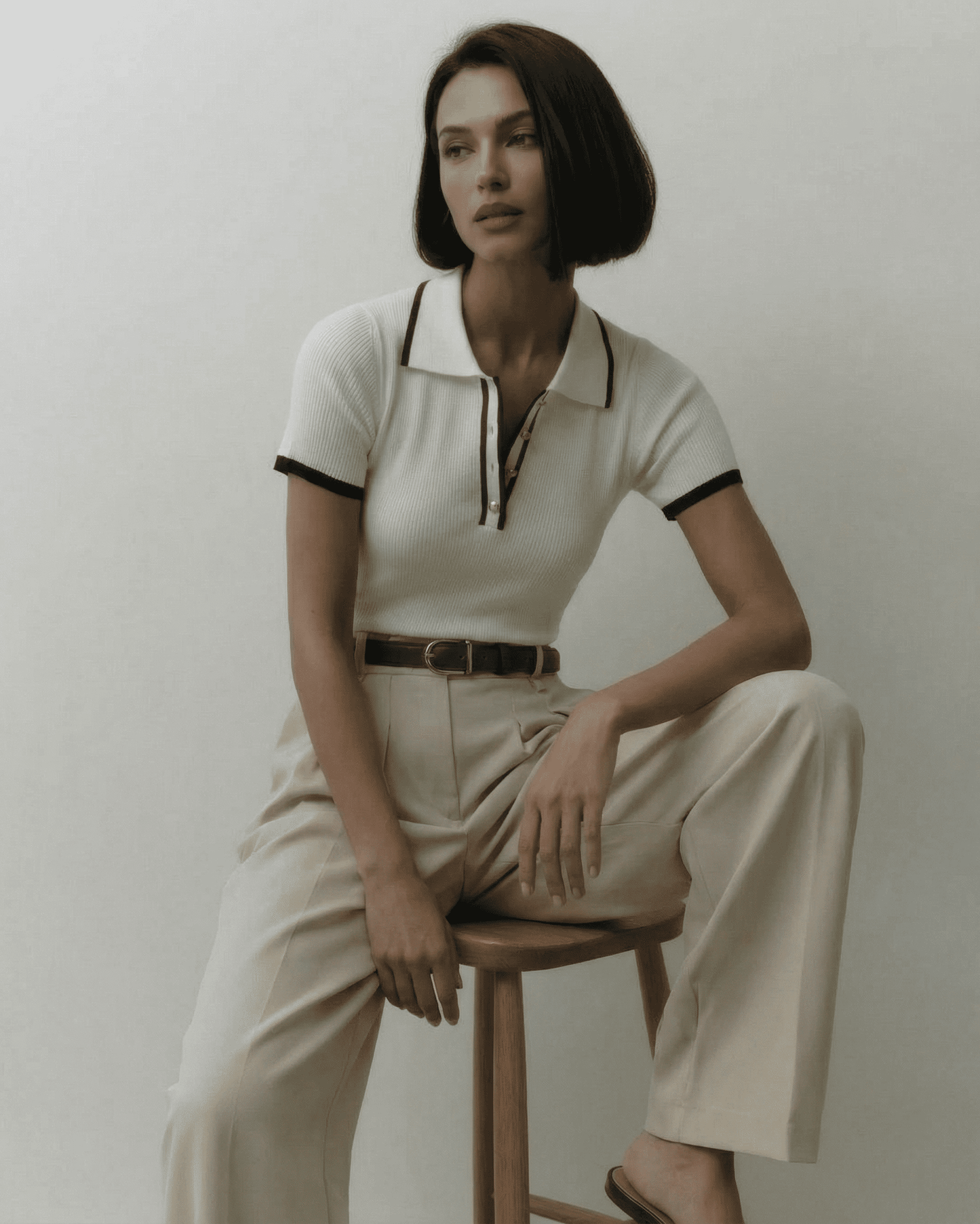 Siena Polo Shirt from Slimona, showcasing a refined slim fit, contrast detail, and timeless elegance in a modern silhouette.