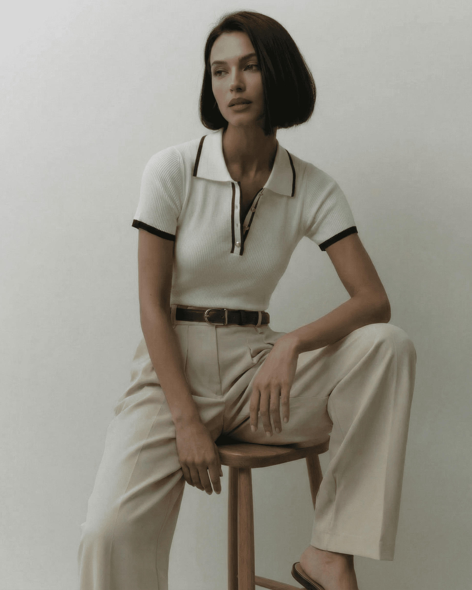 Siena Polo Shirt from Slimona, showcasing a refined slim fit, contrast detail, and timeless elegance in a modern silhouette.