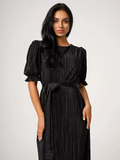 Velvet Rhythm Maxi Dress