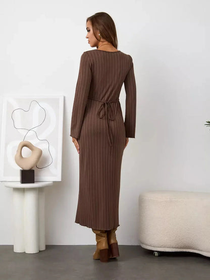 Truffle Curve Midi Dress