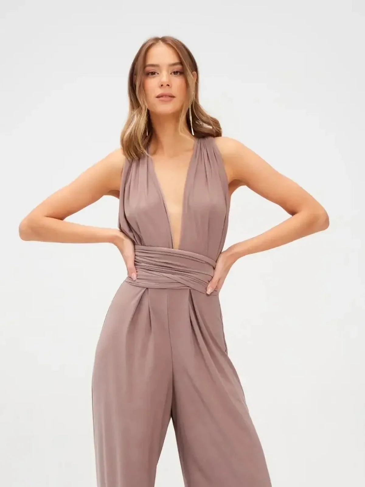Sable Wrap Jumpsuit