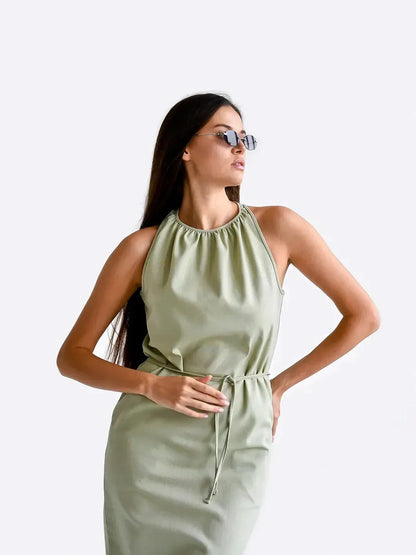 Verde Muse Midi Dress