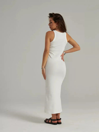 Swanline Midi Dress