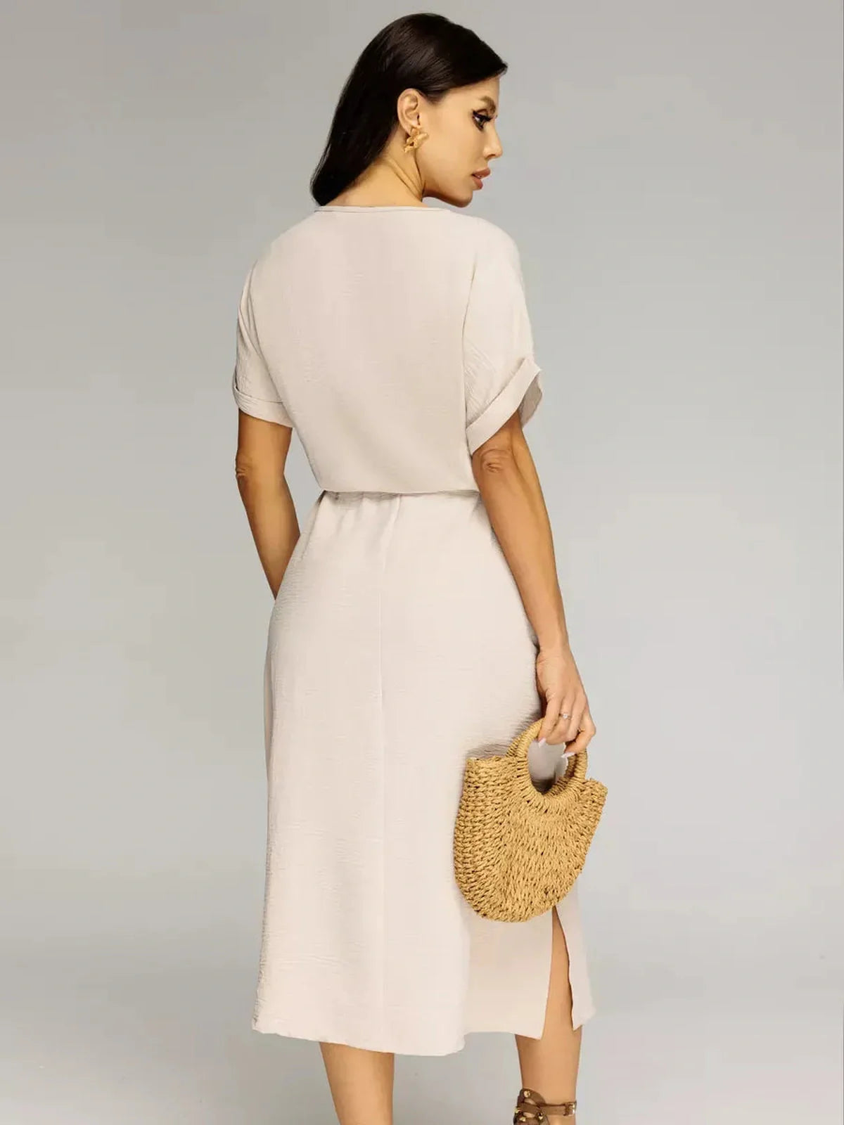 Midi Dress Soft Dune