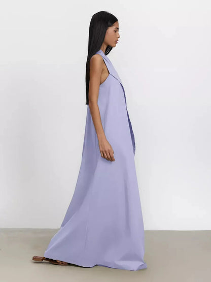 Lilac Flow Maxi Dress