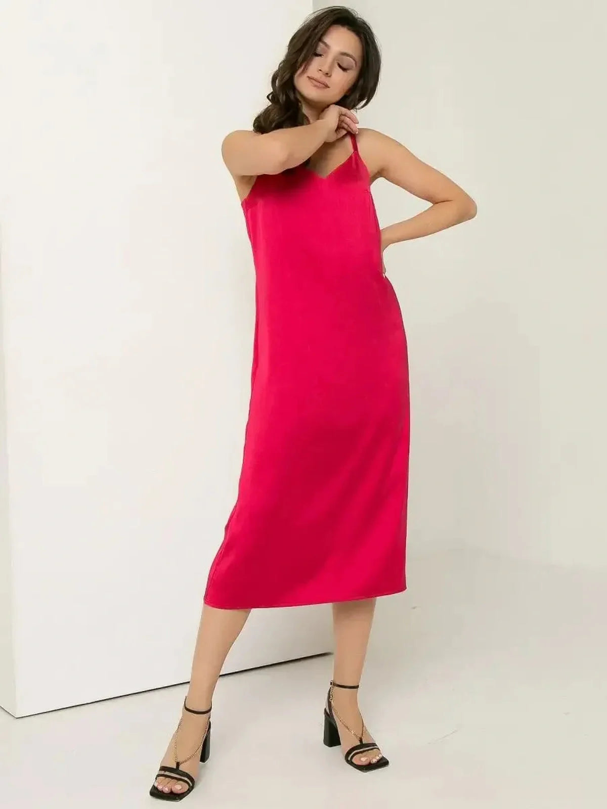 Velvet Rose Midi Dress