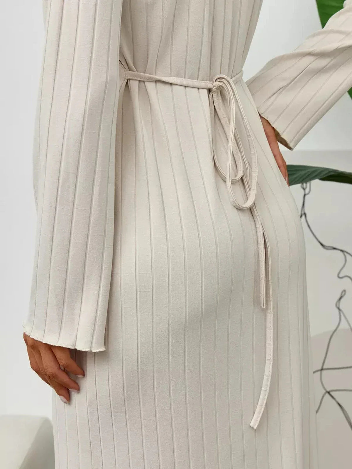 Obsidian Veil Midi Dress