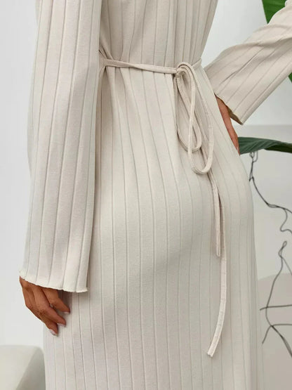 Obsidian Veil Midi Dress