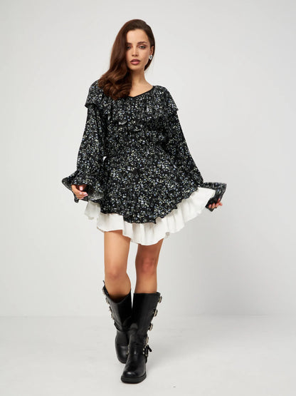 Midnight Ruffle Mini
