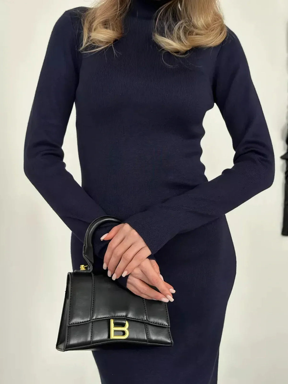 Midi Dress Obsidian Curve