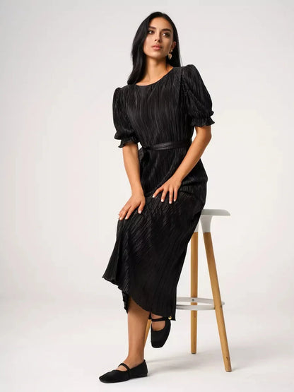 Velvet Rhythm Maxi Dress