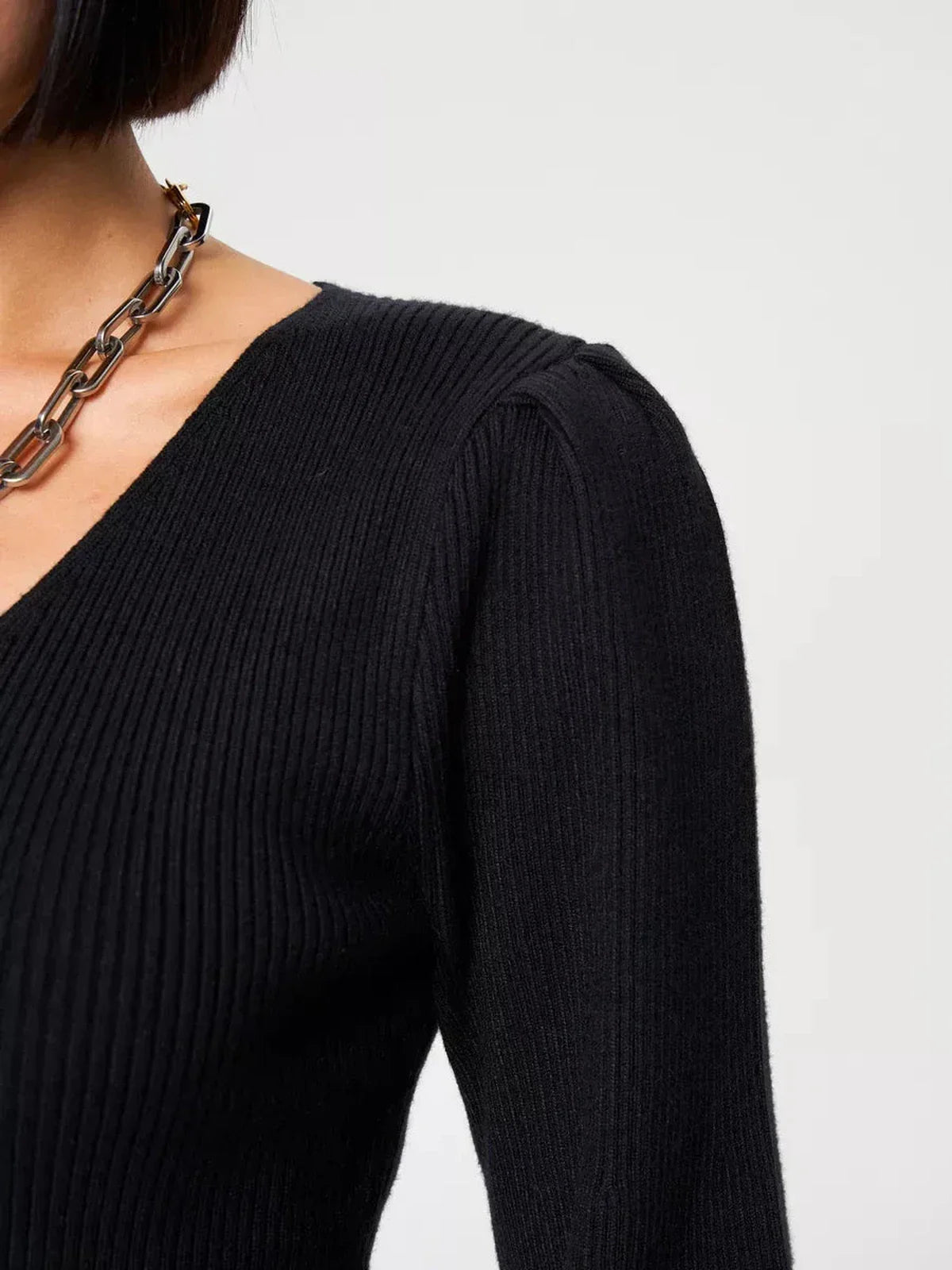 Noir Form Mini Dress