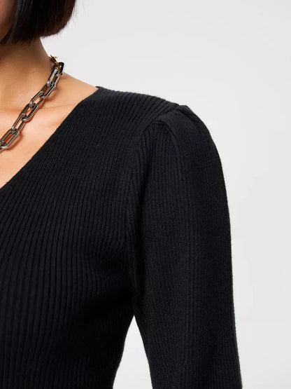 Noir Form Mini Dress