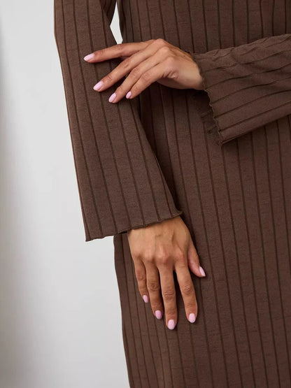 Truffle Curve Midi Dress