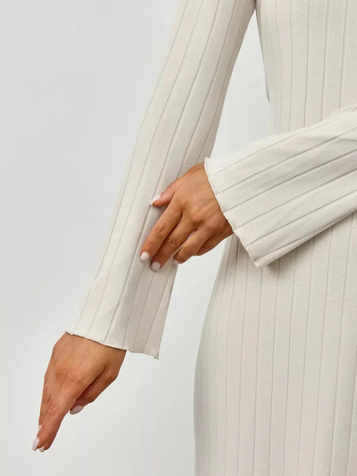 Obsidian Veil Midi Dress