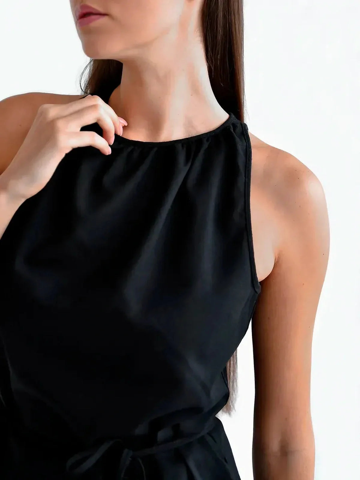Midnight Ease Midi Dress