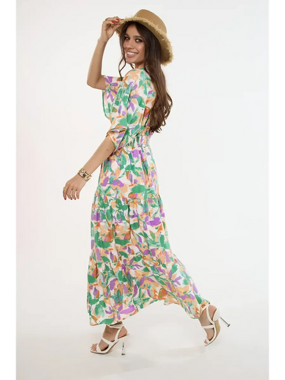 Verde Bloom Midi Dress