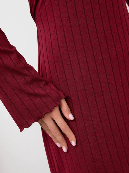 Velvet Rose Midi Dress