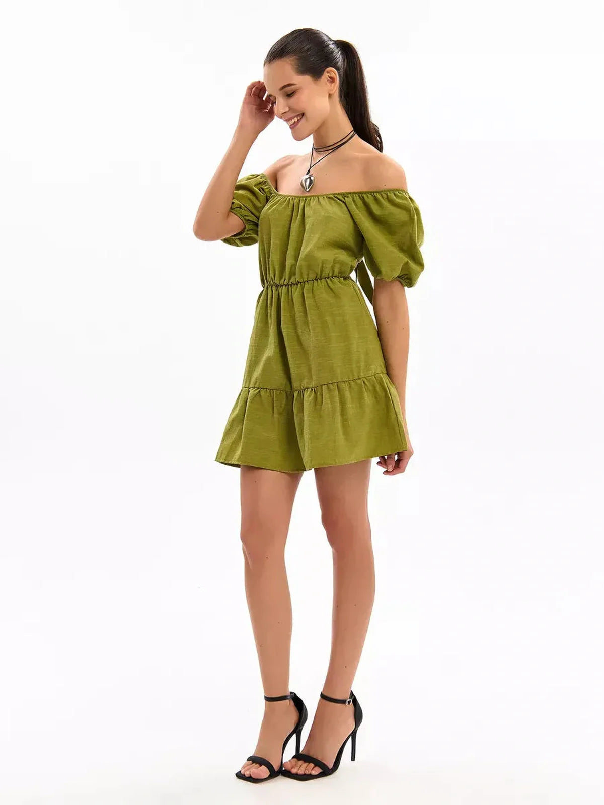 Olive Bow Mini