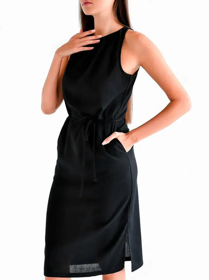 Midnight Ease Midi Dress