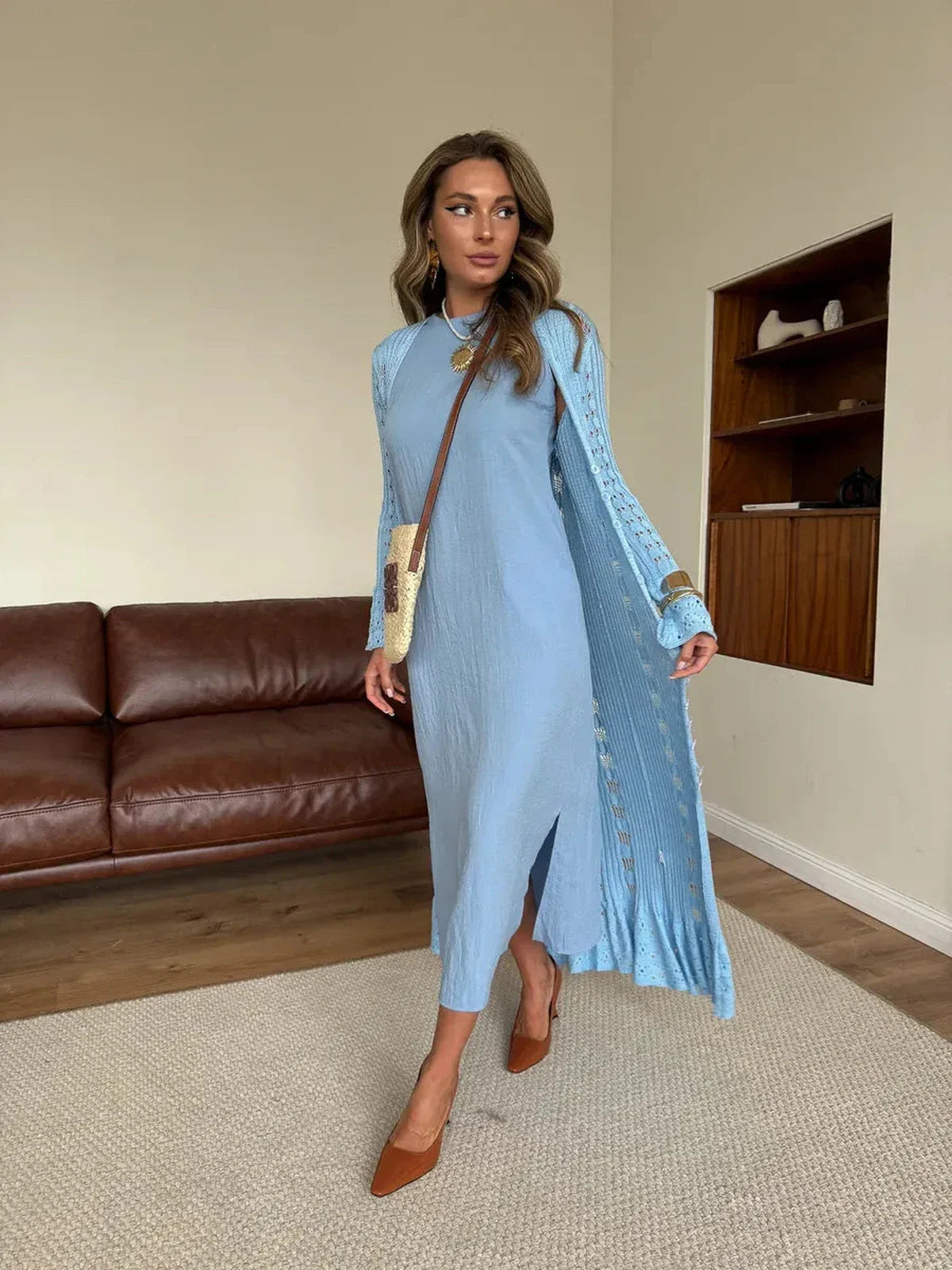 Celeste Drift Midi Dress