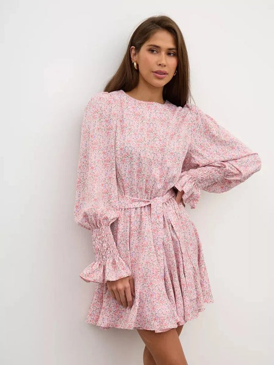 Blush Bloom Mini Dress