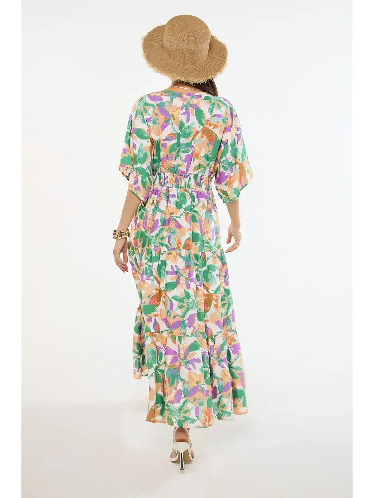 Verde Bloom Midi Dress
