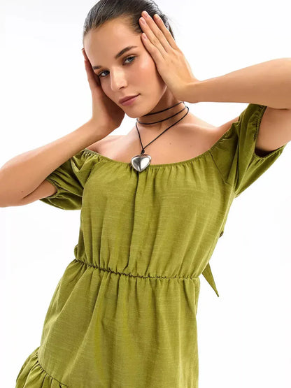 Olive Bow Mini