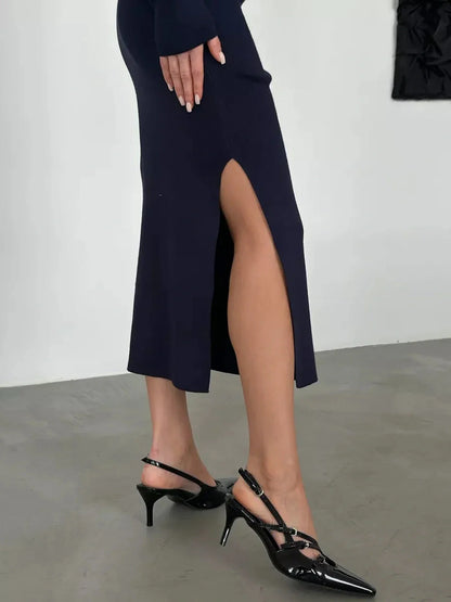 Midi Dress Obsidian Curve