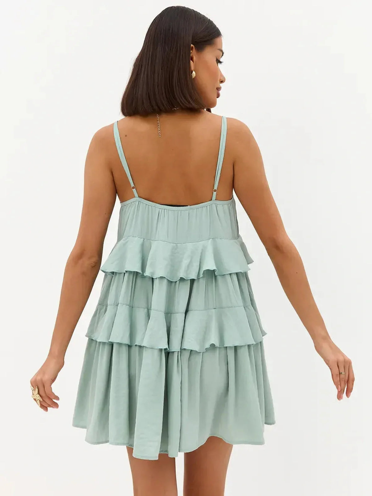 Mint Ruffle Mini