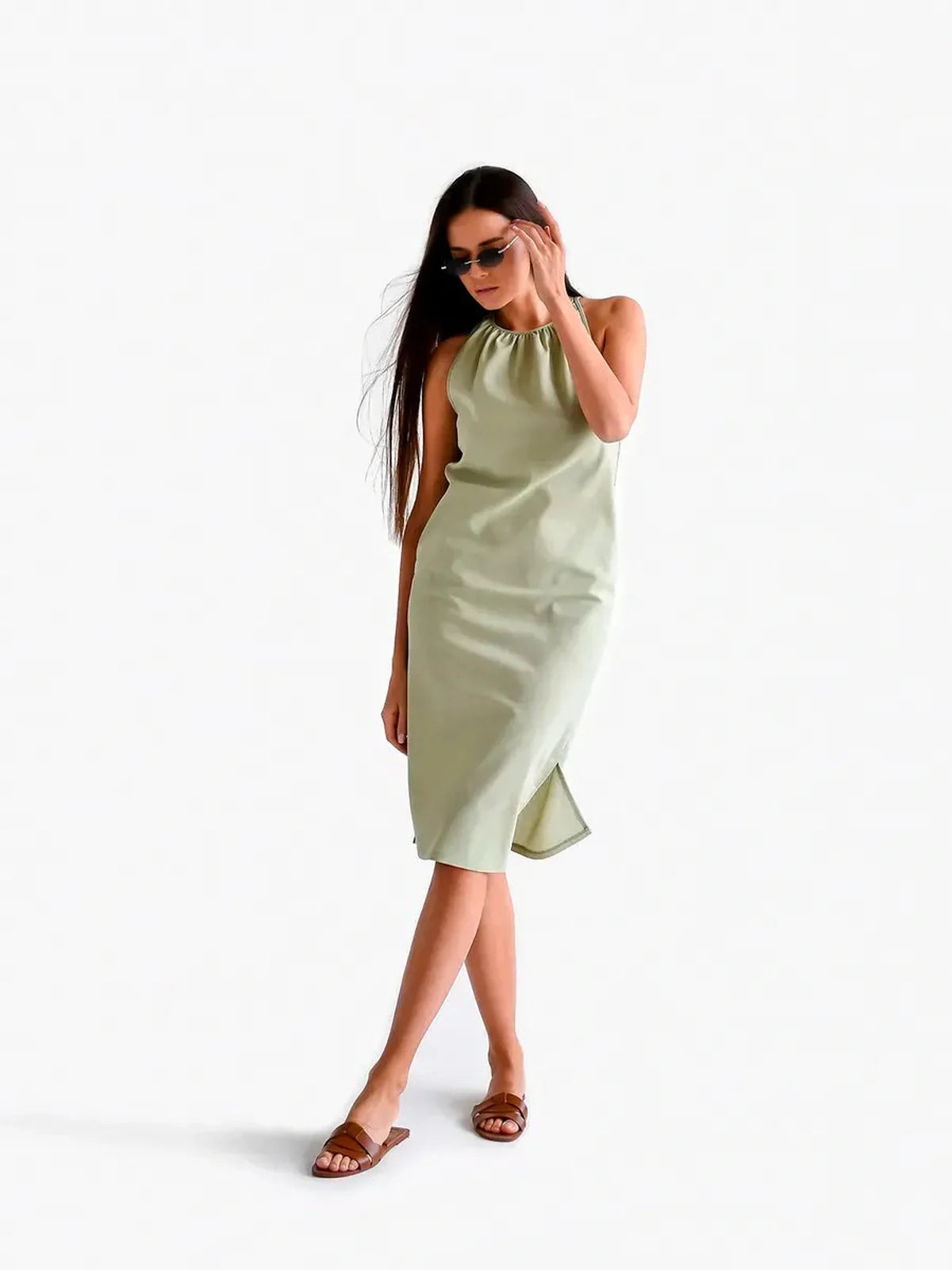 Verde Muse Midi Dress