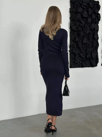 Midi Dress Obsidian Curve