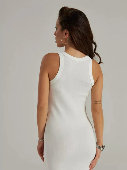 Swanline Midi Dress
