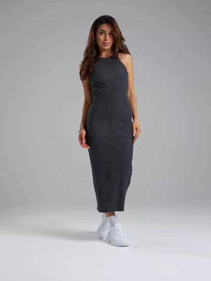 Graphite Muse Midi Dress