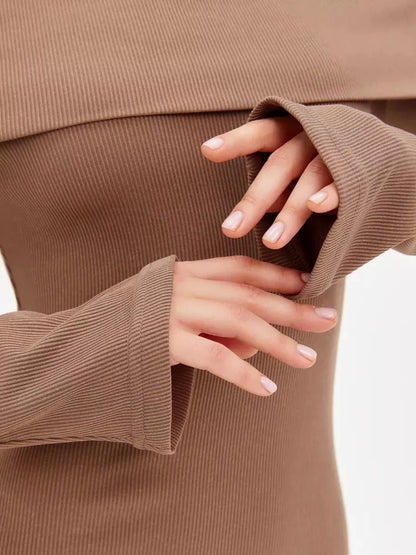 Sculpted Charm Midi Dress