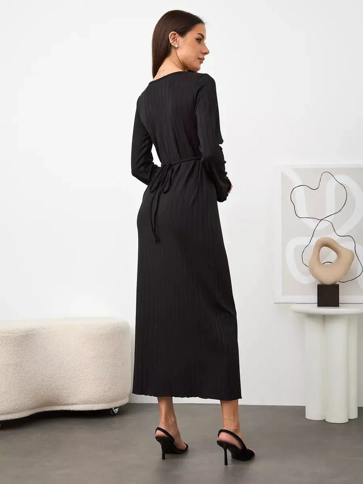 Shadowline Midi Dress