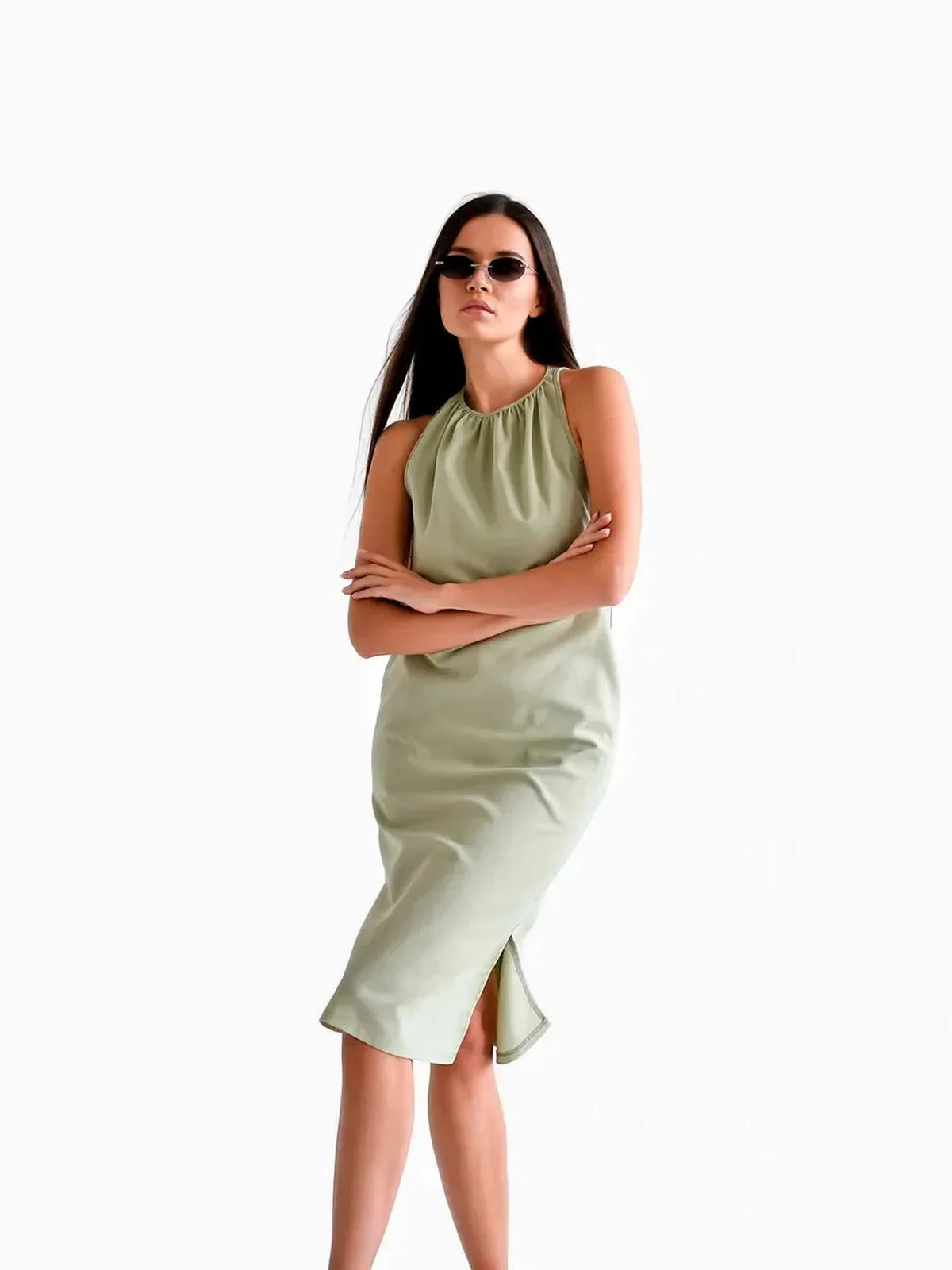 Verde Muse Midi Dress