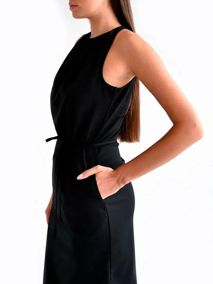 Midnight Ease Midi Dress