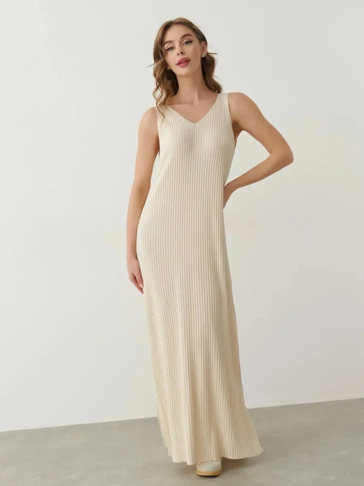 Serene Rib Maxi Dress